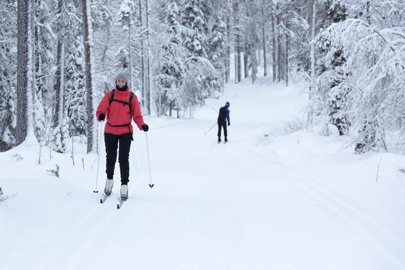 cross country skiing snowmobiling in wyoming